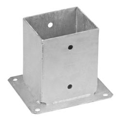 Soporte pletina para poste 120 X 120 mm pergola de madera referencia SPP120120