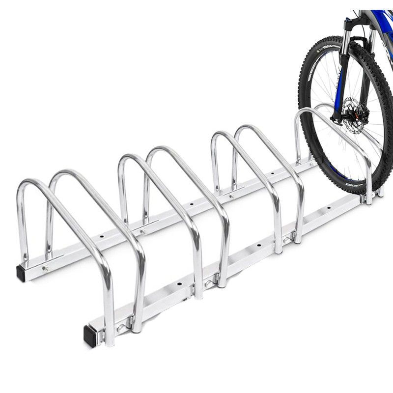 Soporte suelo para bicicletas cuatro plazas