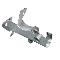 Soportes barra cortina. Soporte Nº 1 Frente. Ø 12 Mm. Cincado.