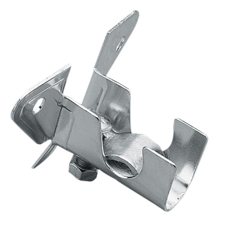 Soportes barra cortina. Soporte Nº 2 Techo. Ø 12 Mm. Cincado.