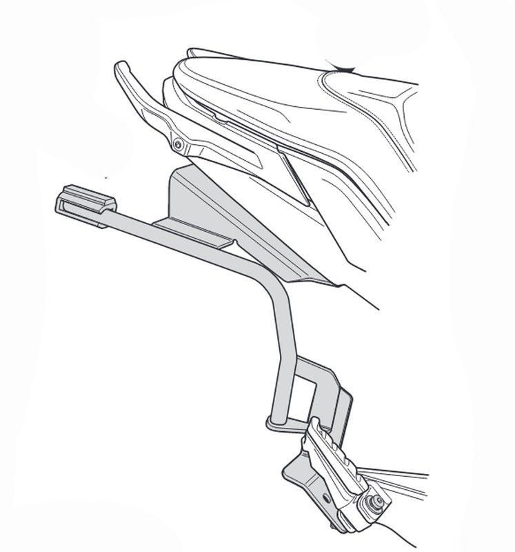 Soportes laterales shad 3p bmw f900 x/xr '20