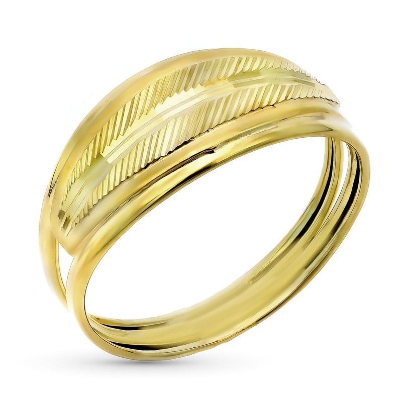 Sortija Oro 9kts 8mm 9K19291 Tallada