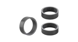 Spacer bontrager headset 1-1/8"" 10mm carbon 3-pack
