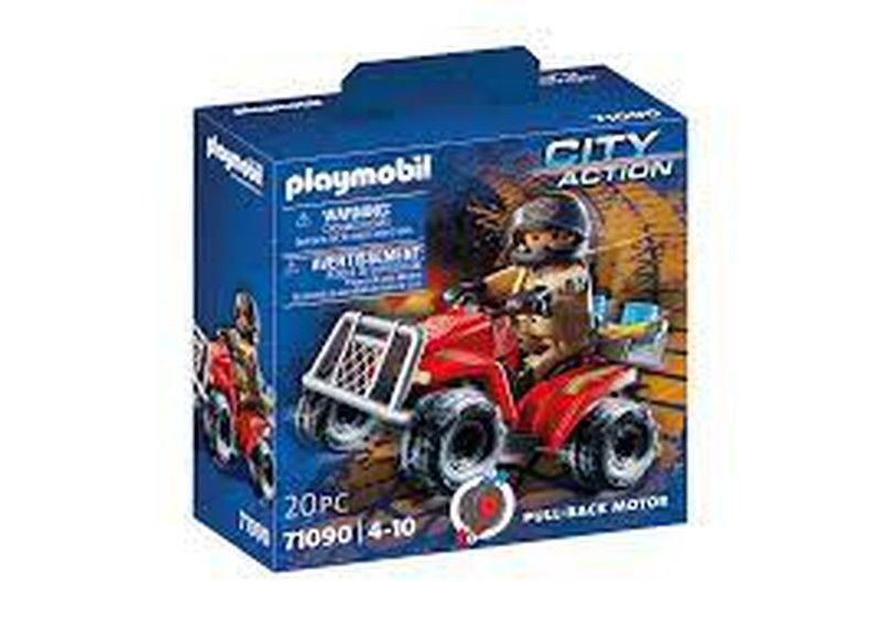 Speed Quad Bomberos Playmobil