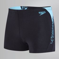 SPEEDOBAÑADOR SHORT BOOM SPLICE AQUASHORT NEGRO AZUL