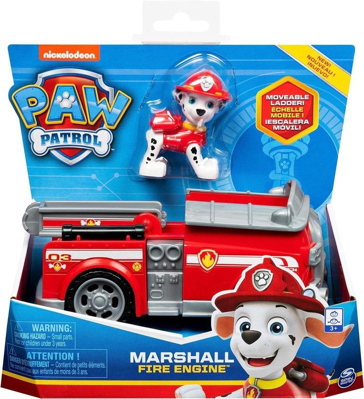 Spin Master Patrulla Canina Camión Bomberos Figura Marshall