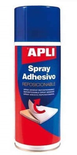 Spray adhesivo APLI reposicionable 400 ml