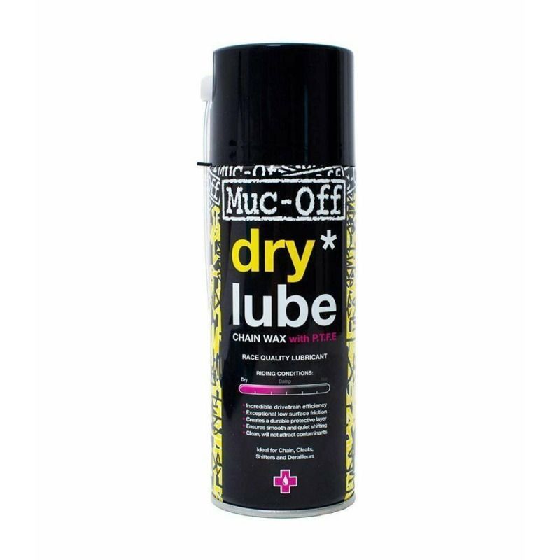 Spray Muc-Off Lubricante Cadena Ambiente Seco 400 Ml (Dry Ptfe Chain Lube)
