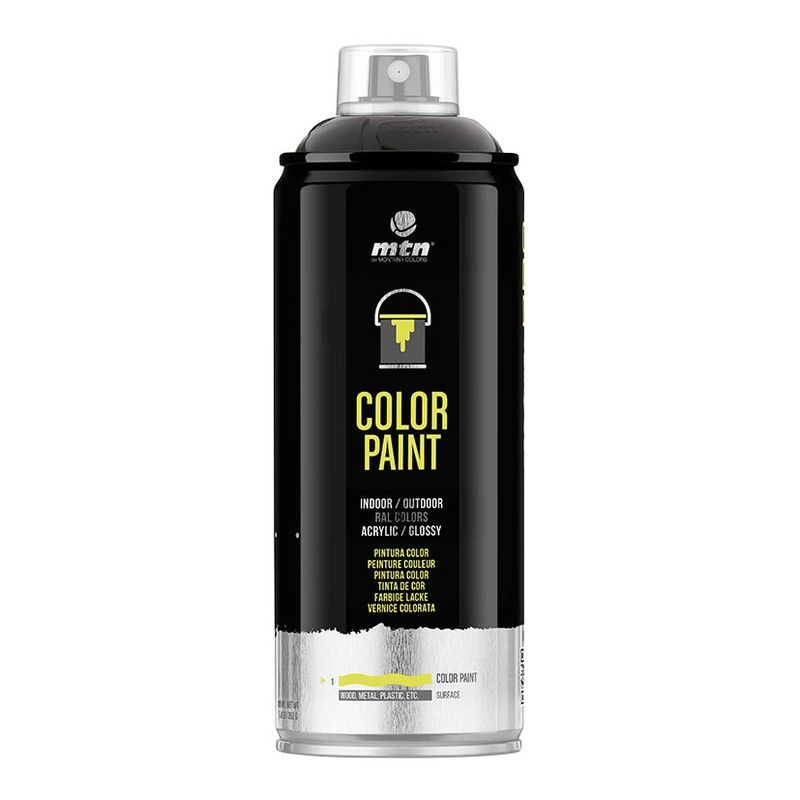 Spray Pintura Ral-9005 Negro 400 Ml