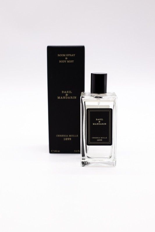 Spray premium y body Mist Basil & Mandarin. Boutique CERERIA MOLLA 1899