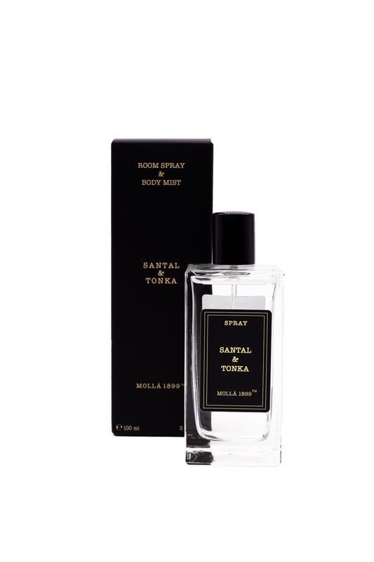 Spray premium y body Mist. Santal & Tonka. Colección Boutique CERERIA MOLLA 1899.