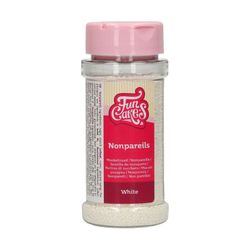 Sprinkle perlas blanco  nonpareils funcakes 80 grs