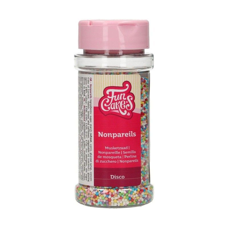 Sprinkle perlas disco nonpareils funcakes 80 grs