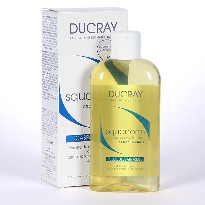 Squanorm Ducray Champu Caspa Grasa 200 Ml