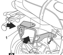 Sr Side Bag Holder Kawa Z650Rs