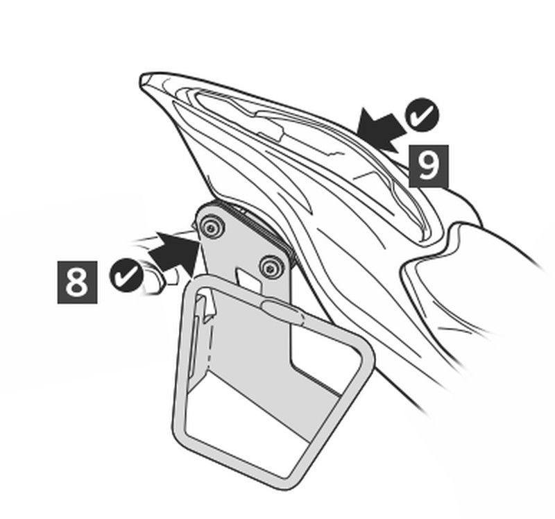 Sr Side Bag Holder Kawa Z900 '17