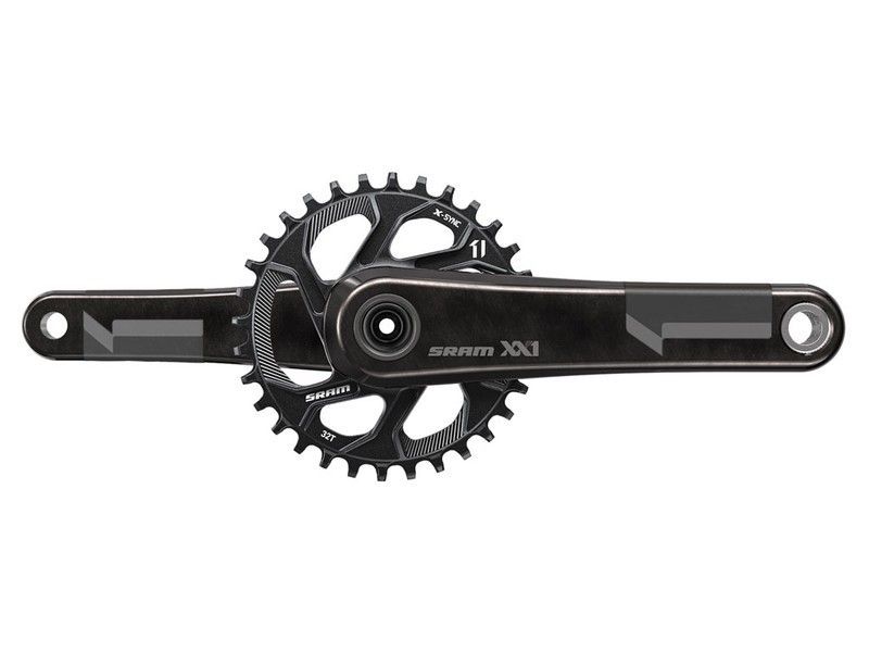 Sram biela xx1 gxp 175 blk x-sync direct mount plato 32