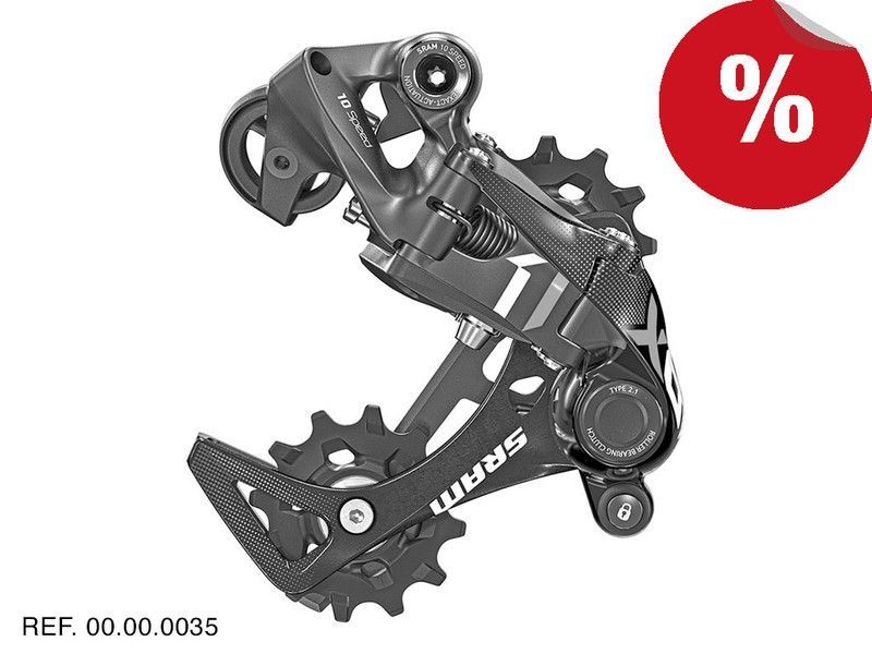 Sram cambio x01dh 10v type 2.1 c. Media blk**