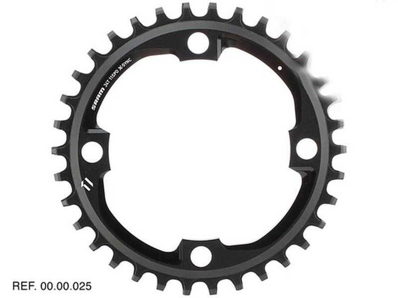 Sram plato mtb x01 34t 11v 104bcd blk/slv**