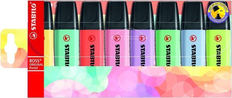 Stabilo Boss Pastel Estuche con 8 unidades