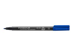 STAEDTLER LUMOCOLOR rotulador permanente (M) punta media 1 mm Azul Ref. 317-3