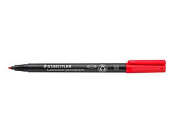 STAEDTLER LUMOCOLOR rotulador permanente (M) punta media 1 mm Rojo Ref. 317-2