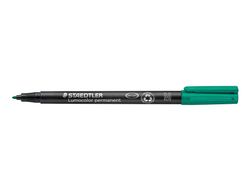 STAEDTLER LUMOCOLOR rotulador permanente (M) punta media 1 mm verde Ref. 317-5