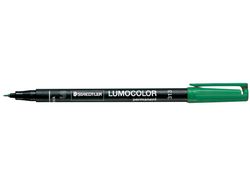 STAEDTLER LUMOCOLOR rotulador permanente (S) punta superfina 0.4 mm VERDE REF. 313-5