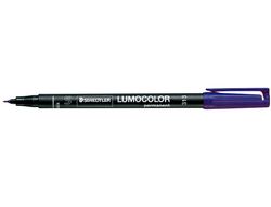 STAEDTLER LUMOCOLOR rotulador permanente (S) punta superfina 0.4 mmAZUL REF. 313-3