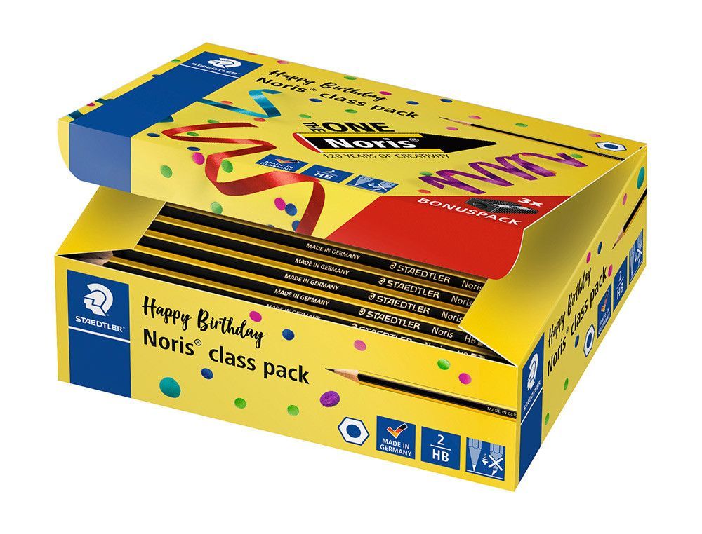 STEADLER Lápiz Noris 120 u HB 120-2 120-144