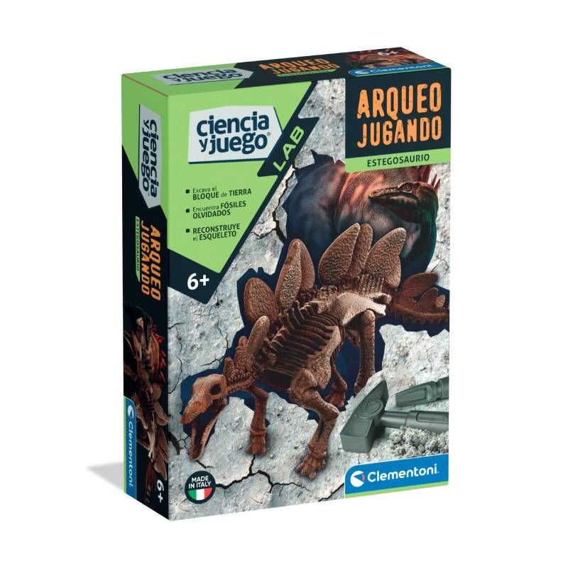STEGOSAURO CIENCIA Y JUEGO ARQUEOJUGANDO