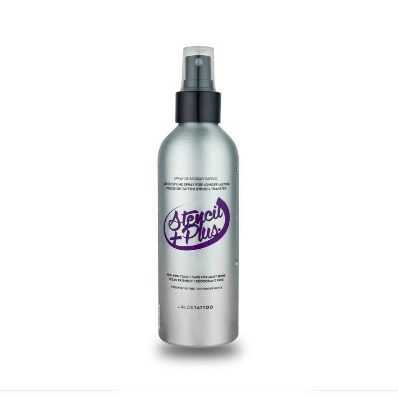 Stencil plus spray de Aloe Tattoo 220ml