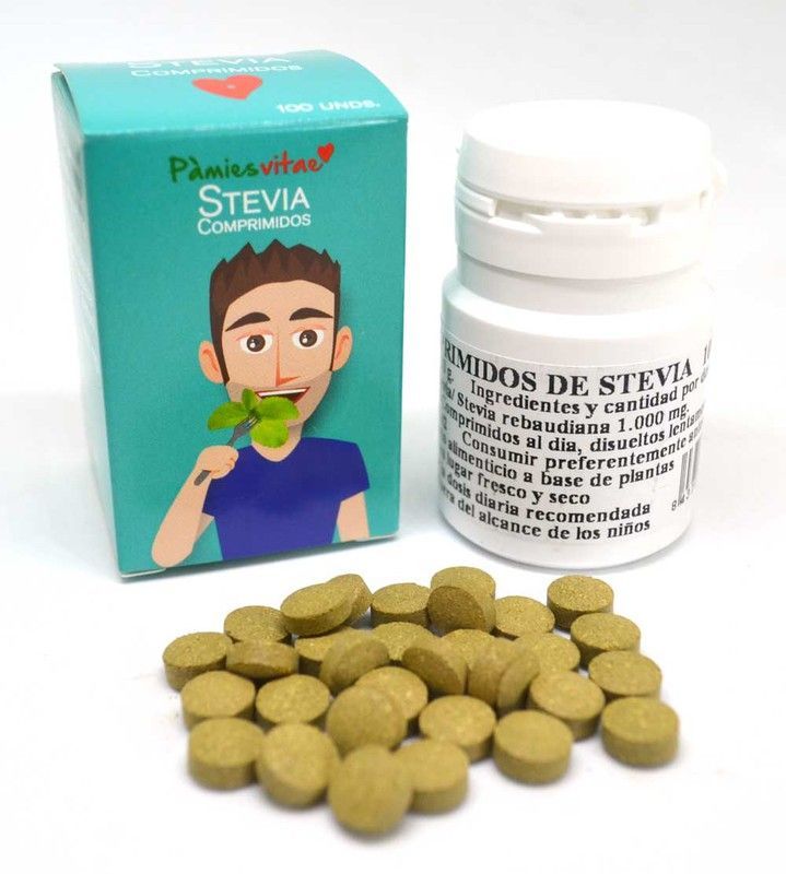 Stevia 100 Comprimidos Pamies Vitae