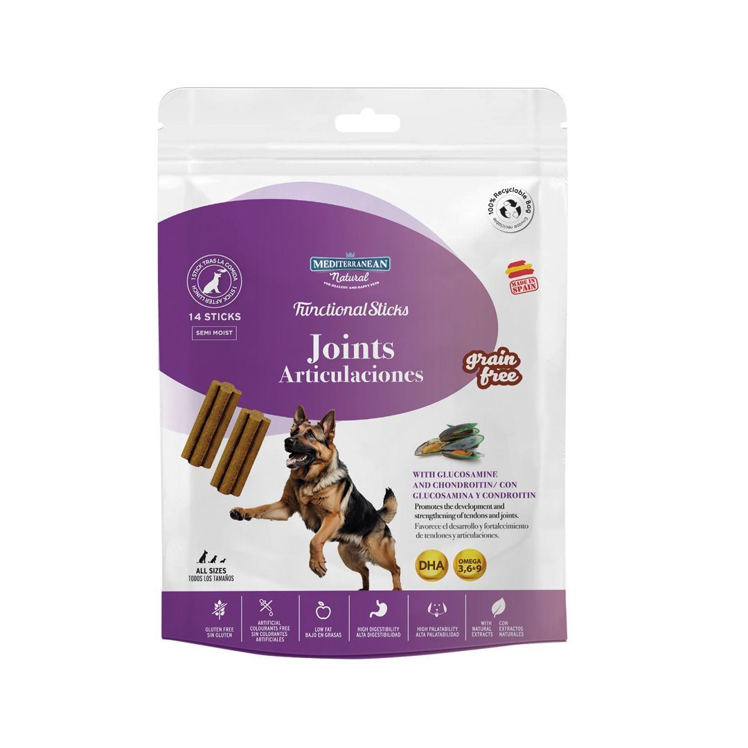 Stick articulaciones para perros de Mediterranean natural 14 unidades