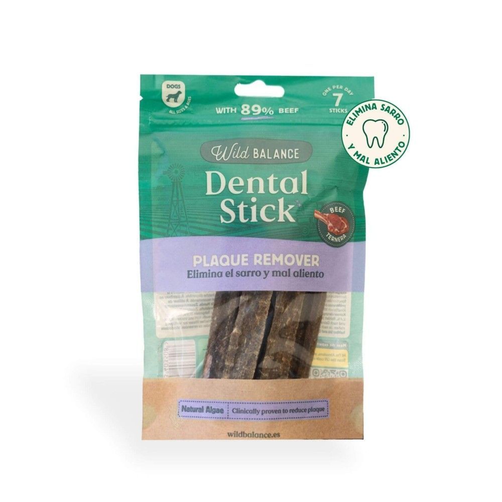 Stick dental para perros sabor ternera 7 unidades Wild Balance