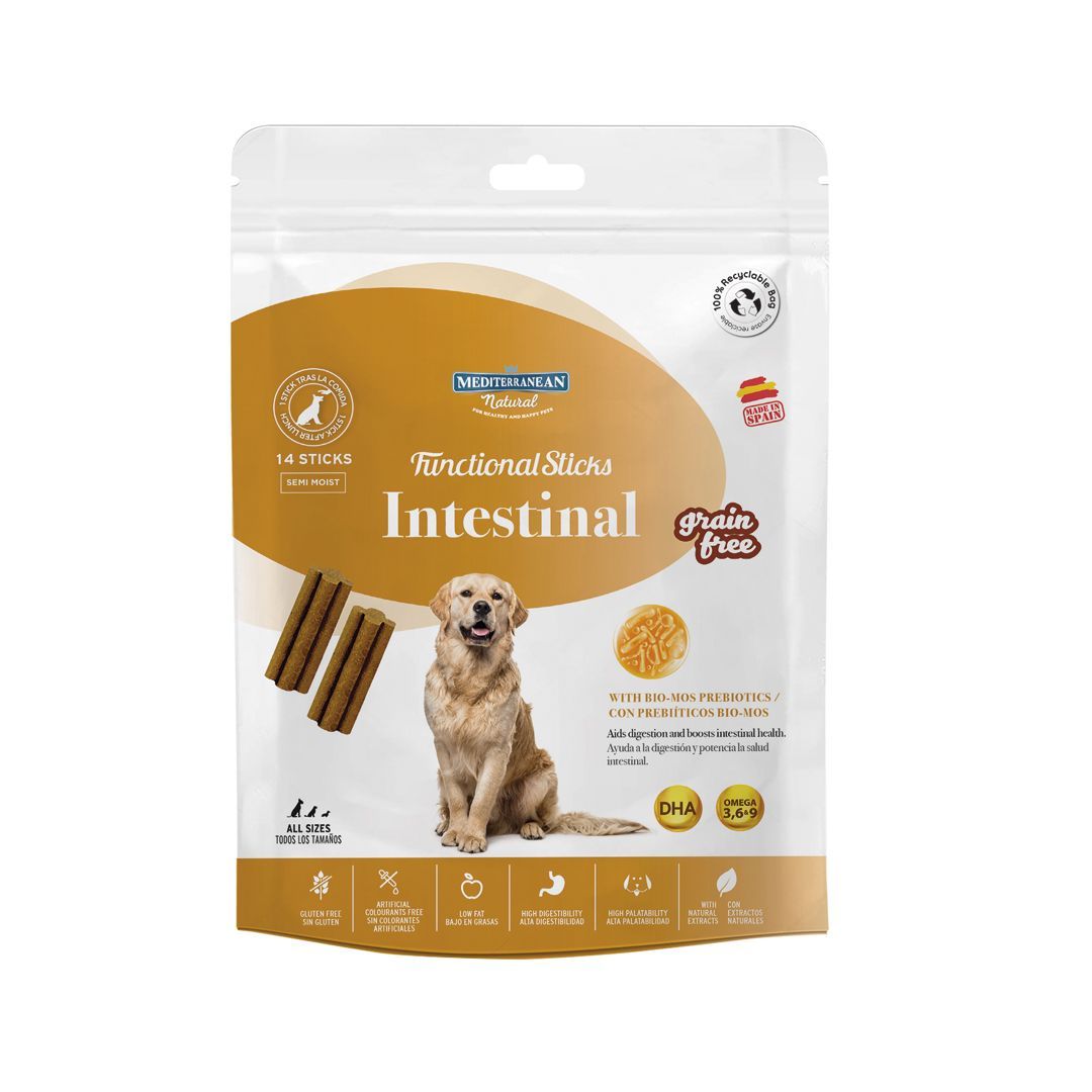 Stick intestinal para perros 14 unidades de Mediterranean natural