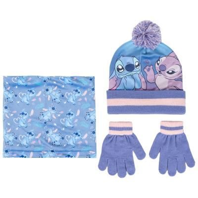 Stitch Gorro + Guante + Cuello R-10266