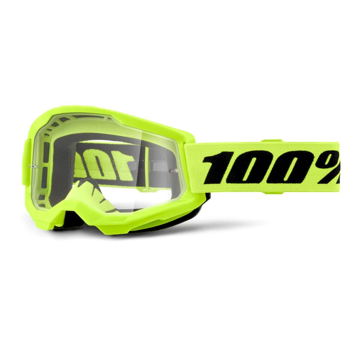 STRATA 2 Goggle Neon Yellow - Clear Lens