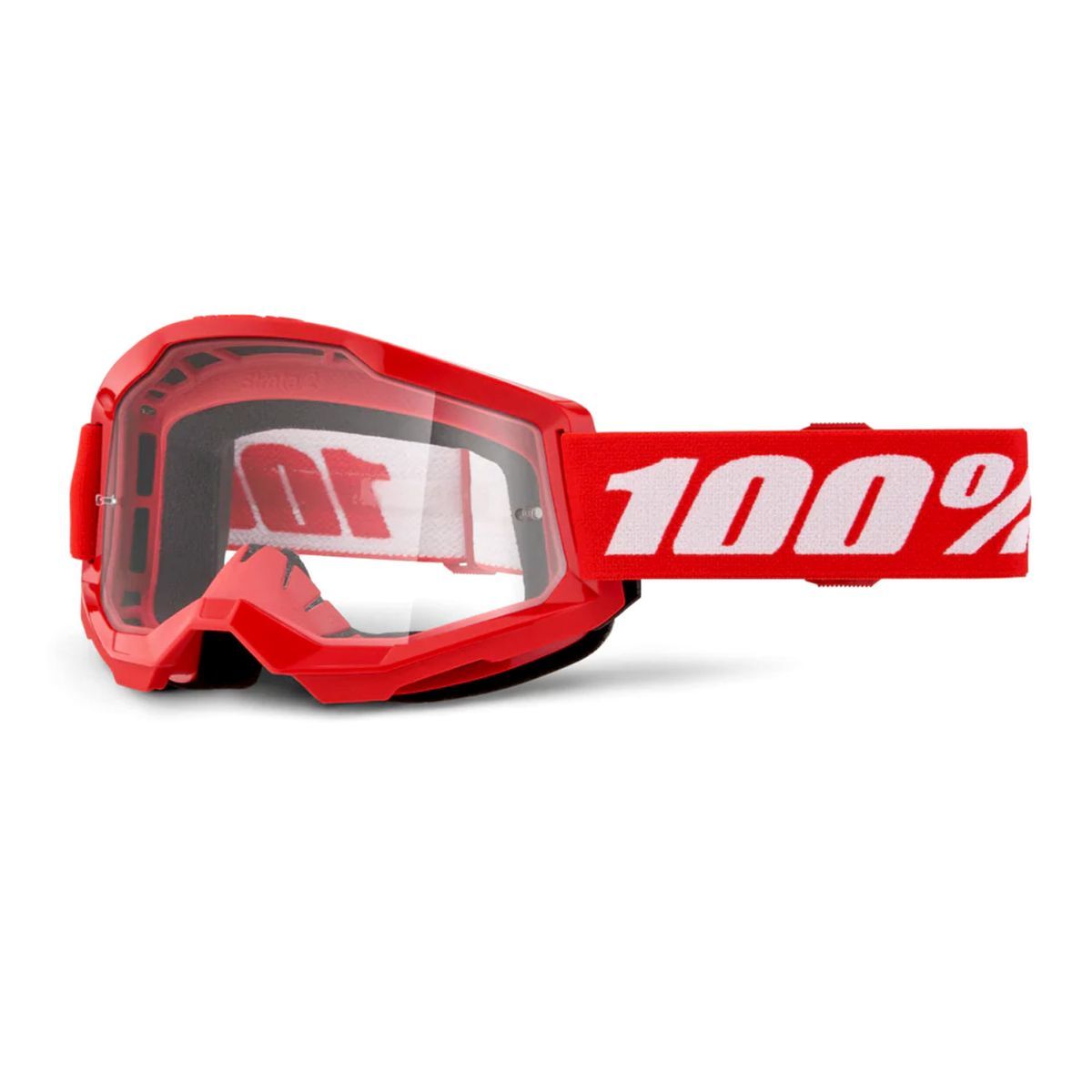 STRATA 2 Goggle Red - Clear Lens