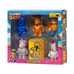 *STUMBLE GUYS FIGURA ACCION 7.5 CM PK6