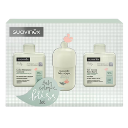 Suavinex Baby Cologne Bliss Set – Colonia + Leche Hidratante + Gel-Crema