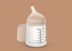 Suavinex biberon anticolico t silicona +0 meses 1 envase 180ml talla s light sand 02 light