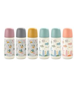 Suavinex Biberon Flujo Denso Prints Tetina Fisiológica SX Pro +6m 360 ml