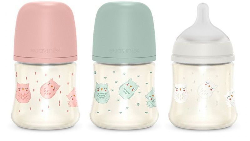 Suavinex Biberón Premium bonhomía 150ml +0m silicona