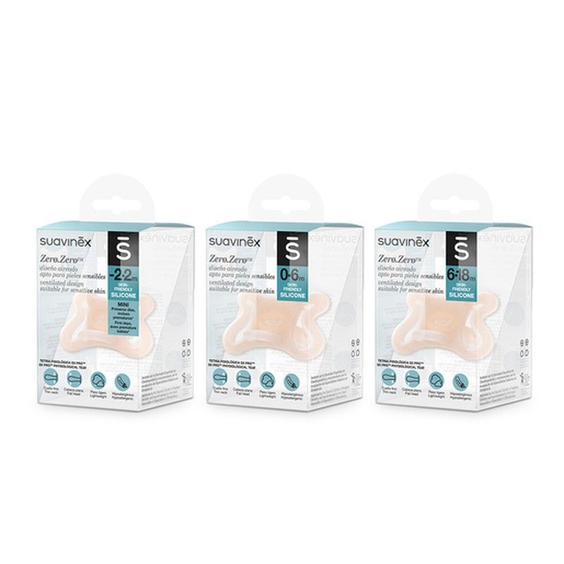 Suavinex Chupete Tetina Fisiológica SX Pro Zero Zero