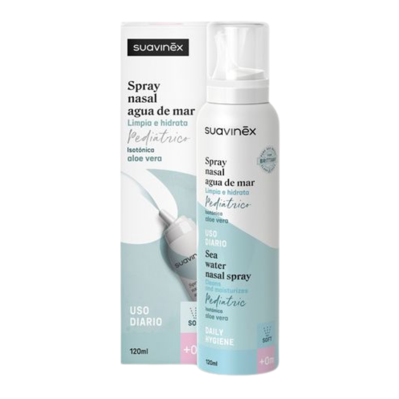 Suavinex Spray Nasal Agua de Mar 120 ml para Bebés +0m