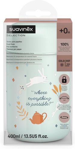 Suavinex Termo Papilla Decoración Wonder Land Azul 400ml