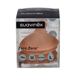 Suavinex Tetina Zero Zero Silicona Flujo Denso +6 Meses