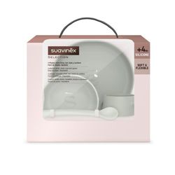 Suavinex Vajilla Infantil Aprendizaje Silicona Soft Colors