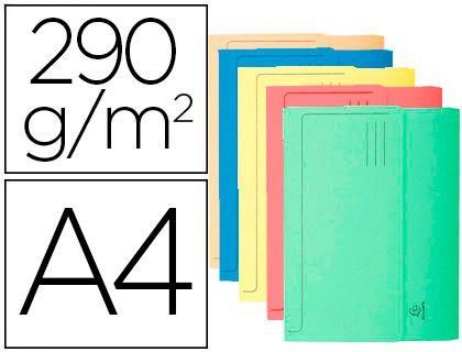 Subcarpeta Cartulina con Bolsa Exacompta Din A 4 Colores Surtidos 290 gr